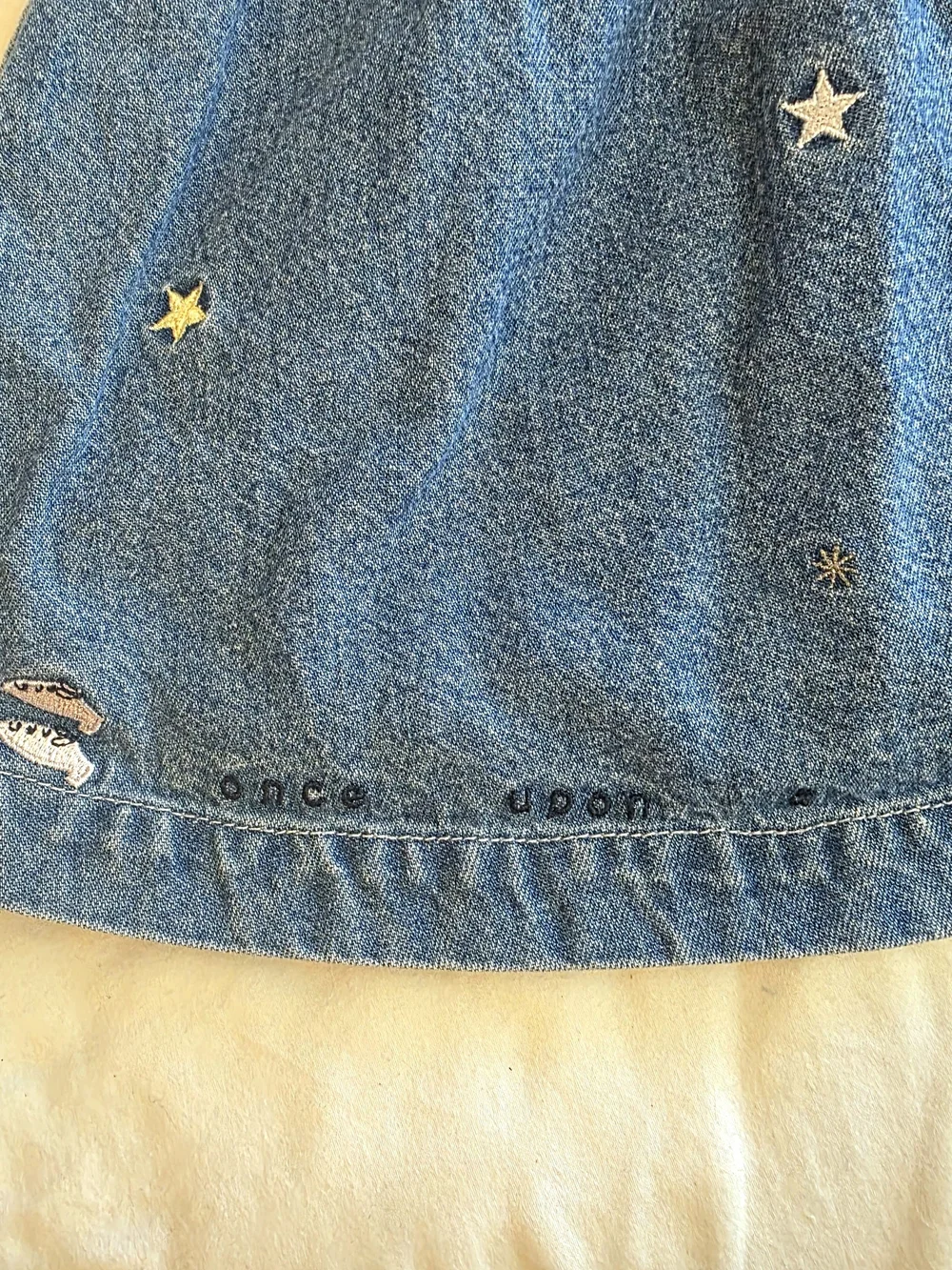 Vintage Baby Gap Denim Dress 2T 1999 Once Upon A Time Fairytale Overall Dress